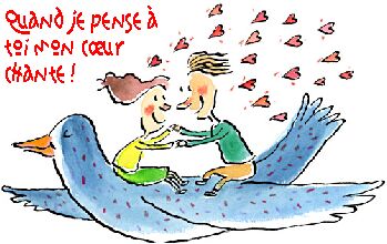 l'amour sur les nuages